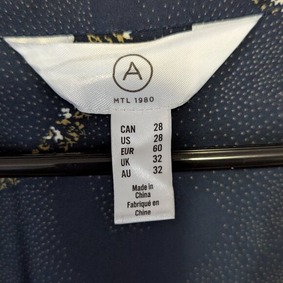 Navy plus size floral leopard print jumpsuit AdditionElle Size 28 - Picture 4 of 5